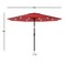 Nature Spring Nature Spring 10 Foot Patio Umbrella LED Lights, Red 929673PLU - alternate 3